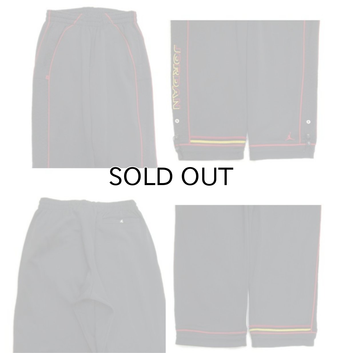 画像4: JORDAN Jersey Jog Bottoms Black size L (表記 M) (4)