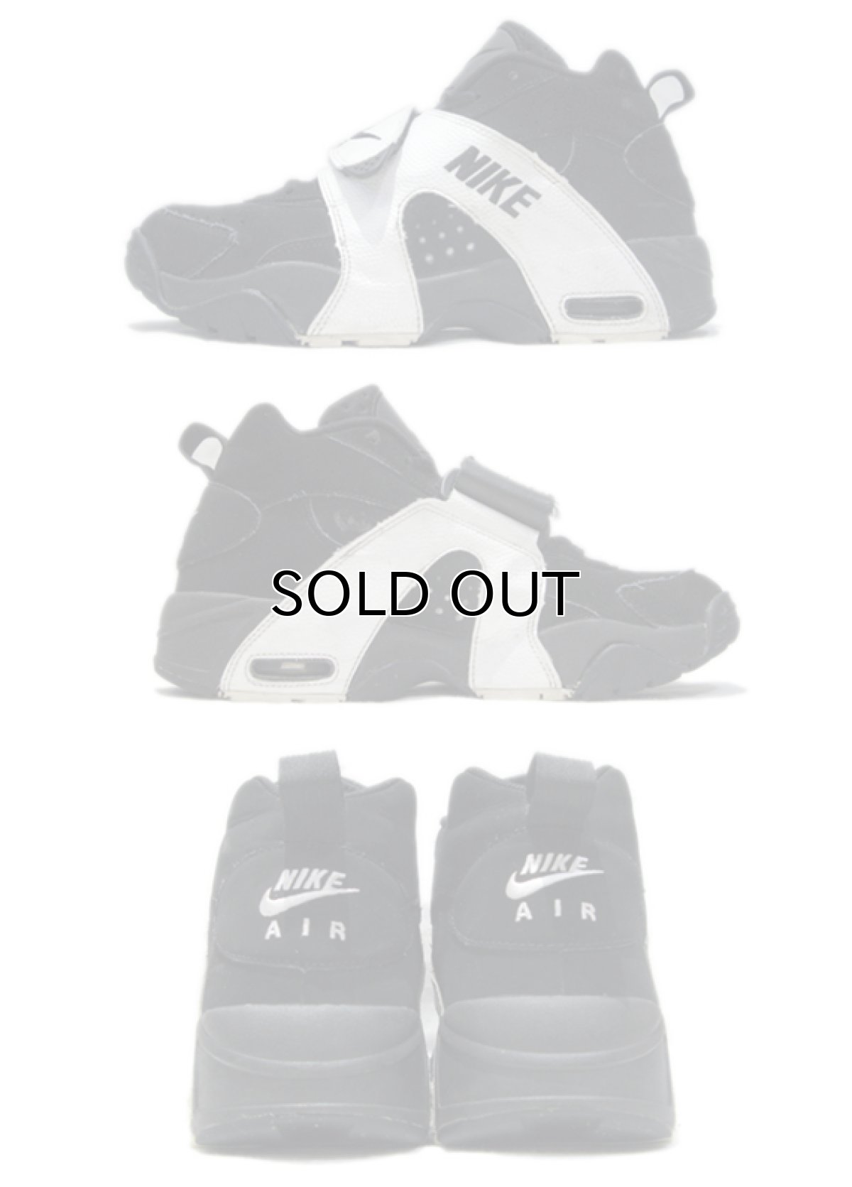 画像2: NIKE Velcro Sneakers Black / White size 8.5 (26.5 cm) (2)