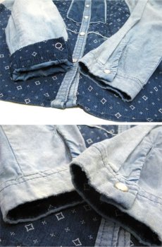 画像6: 1980's "Holding Horses" Design Chambray Shirts　BLUE　size S (表記 8) (6)