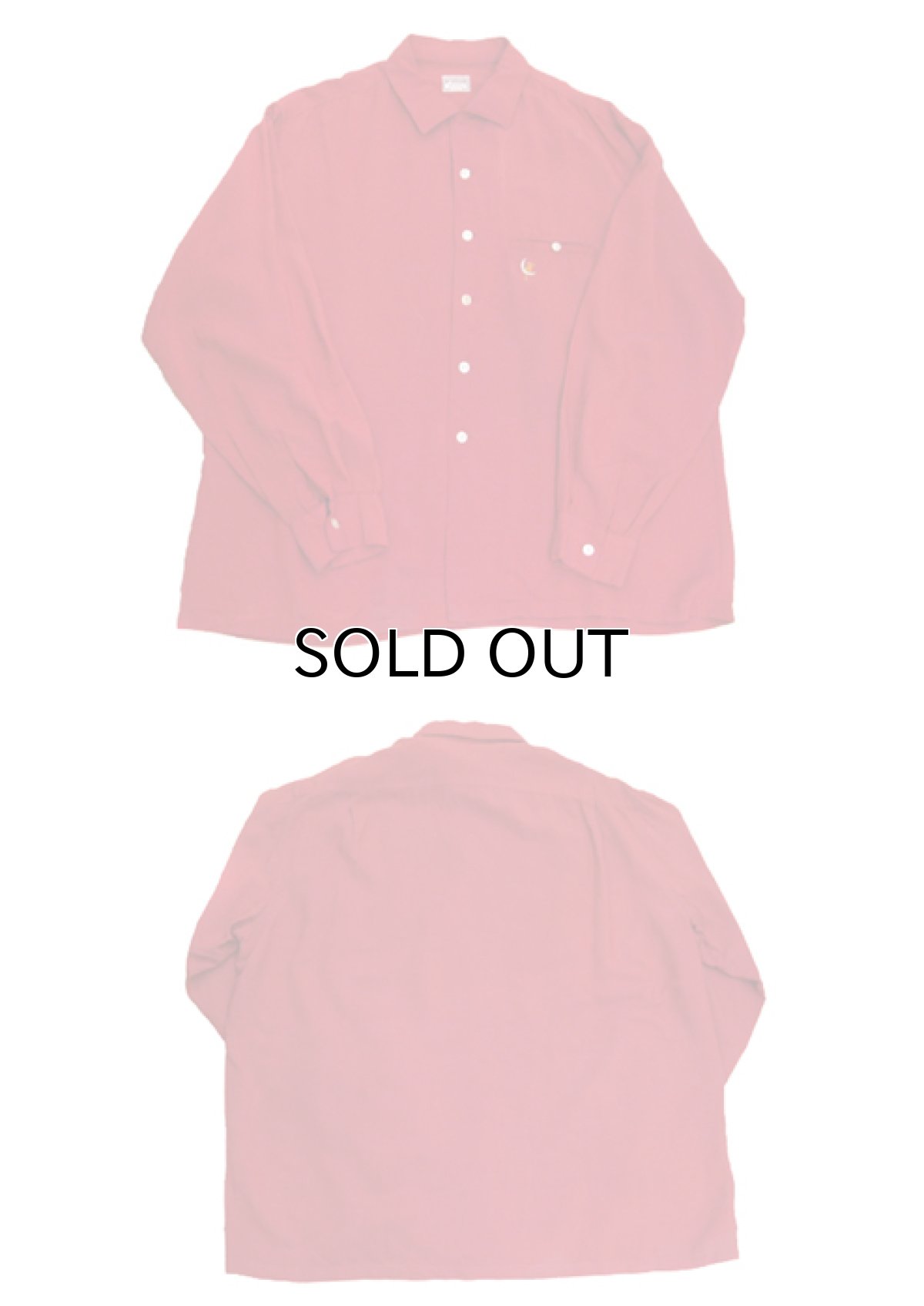 画像3: 1960's "McGREGOR" L/S Rayon Box Shirts　RED　size L (表記 L 16 1/2 - 17) (3)