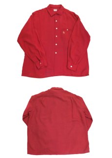 画像3: 1960's "McGREGOR" L/S Rayon Box Shirts　RED　size L (表記 L 16 1/2 - 17) (3)