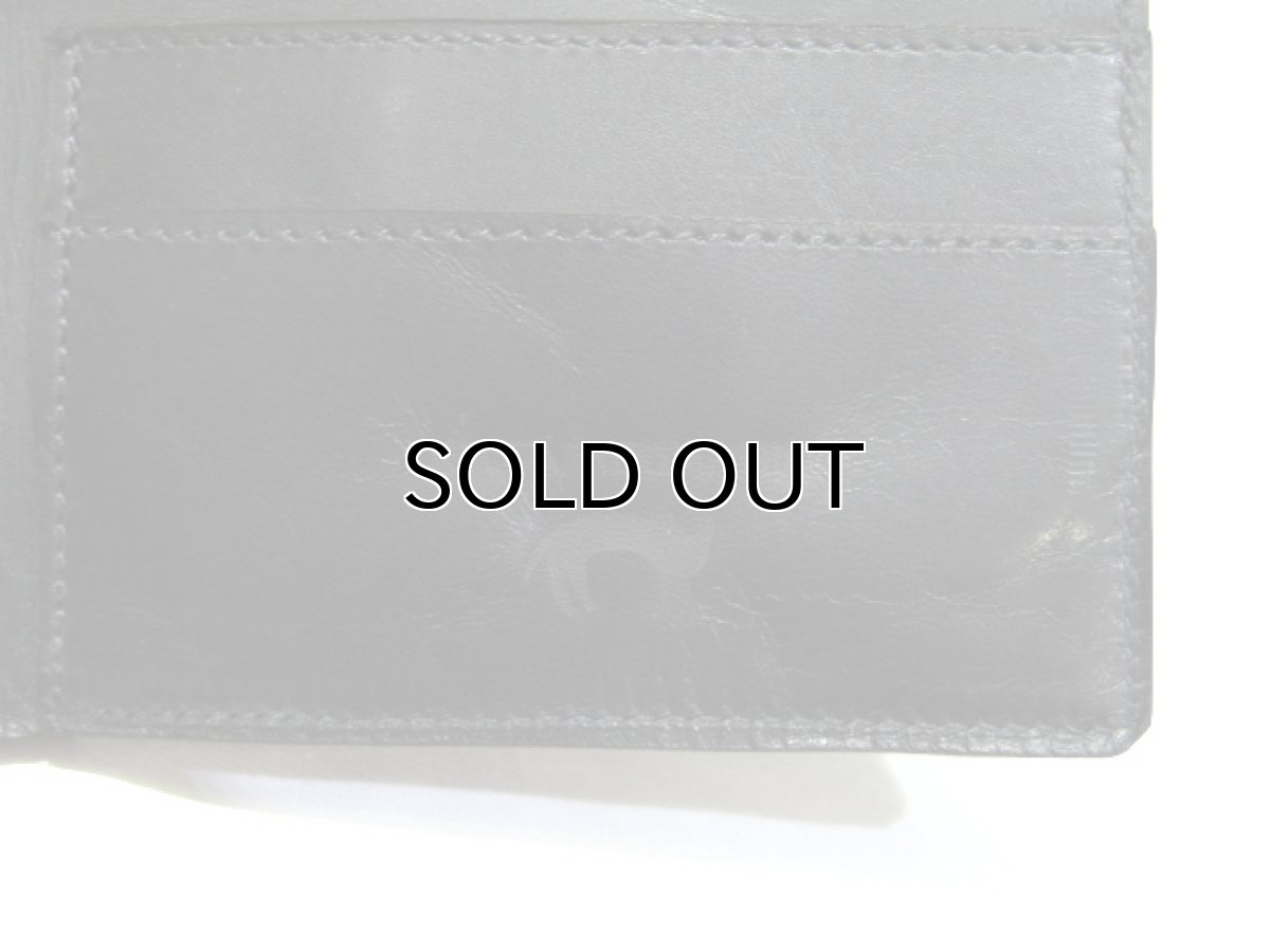 画像4: "JUTTA NEUMANN" Leather Wallet with Change Purse  color : Black / Yellow 二つ折り財布 (4)