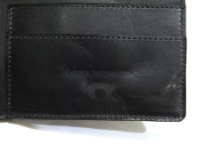 画像6: "JUTTA NEUMANN" Leather Wallet with Change Purse  color : Black / Sky Blue 二つ折り財布 (6)