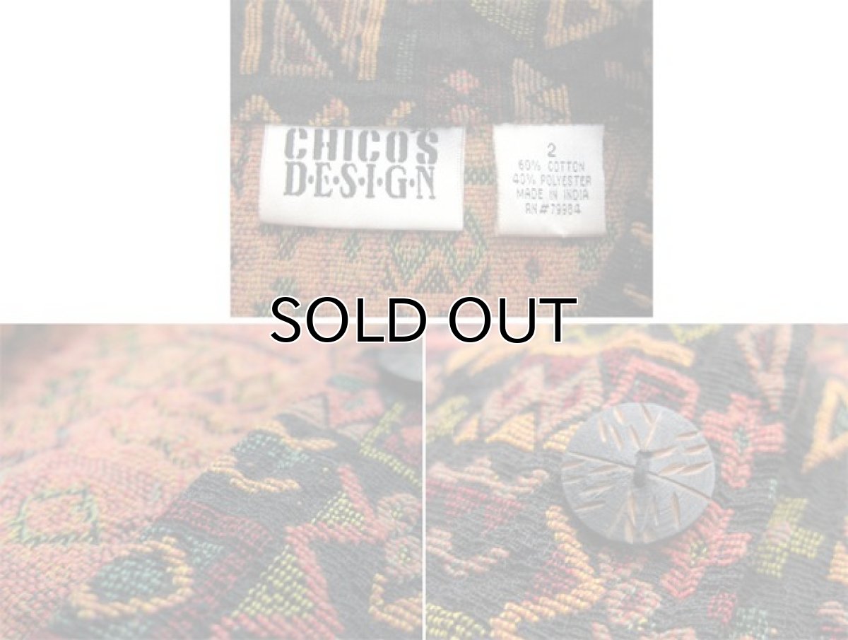 画像5: 1980's~ "CHICO'S Design" Design  Native Jacket　Multi Color　size L (表記 2) (5)