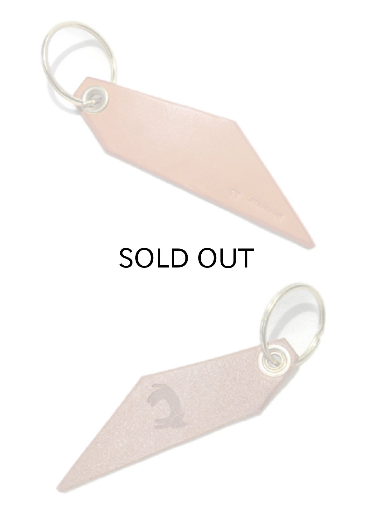 画像2: C) "JUTTA NEUMANN" Leather Key Holder  color : TAN (2)