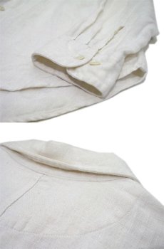 画像5: 1990's OLD GAP L/S Linen Shirts　Off White　size L - XL (表記 L) (5)