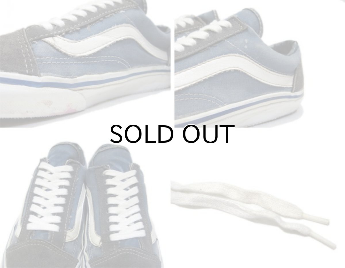 画像5: 1990's "VANS" OLD SKOOL Canvas Sneakers -made in U.S.A- Navy / White size 約25cm ~ 25.5cm (5)