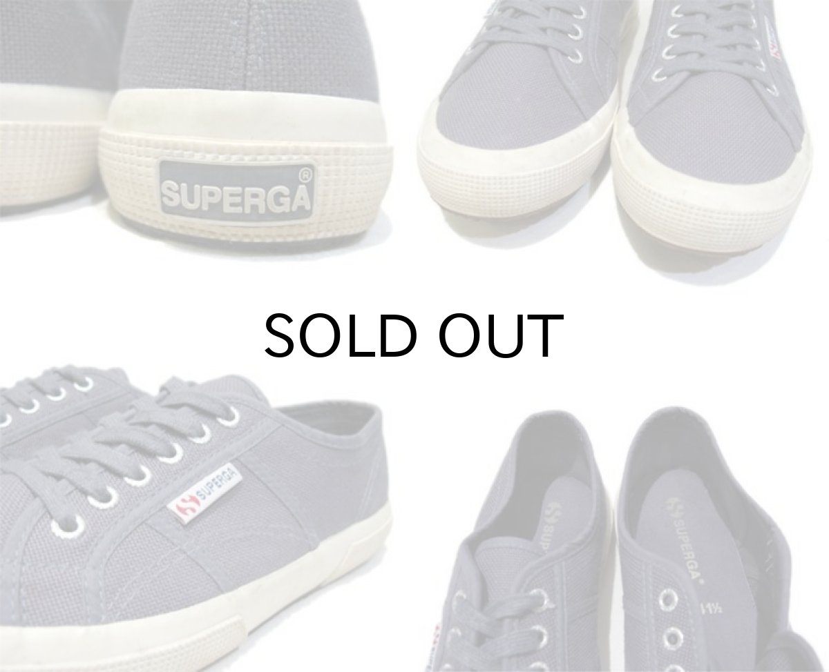 画像4: SUPERGA Canvas Sneaker Charcoal Grey size 41 1/2 (US10 / 27.5 cm) (4)