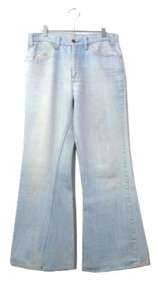 画像1: 1970's Levi's 663 Big Bell Denim Pants　Blue Denim　size w 33 inch (表記 33 x 31) (1)