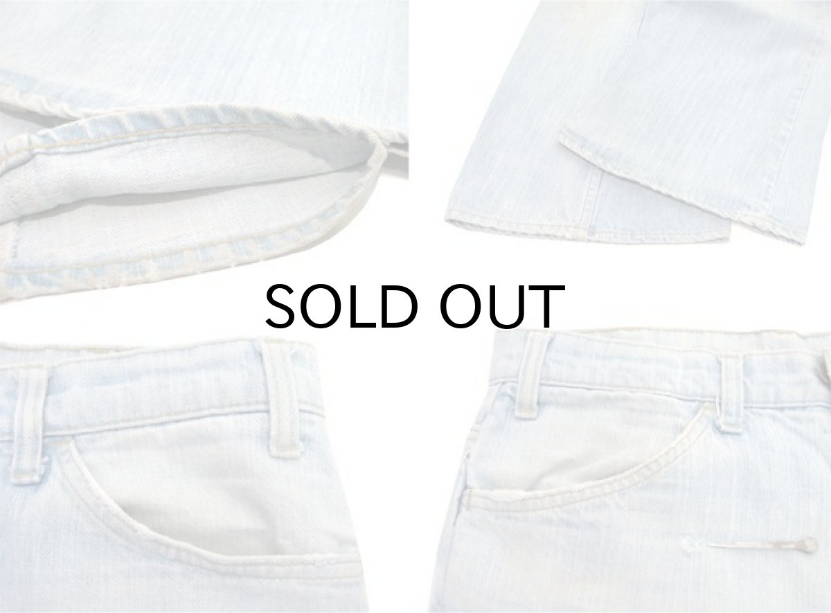 画像8: 1970's Levi's 663 Big Bell Denim Pants　Blue Denim　size w 33 inch (表記 33 x 31) (8)