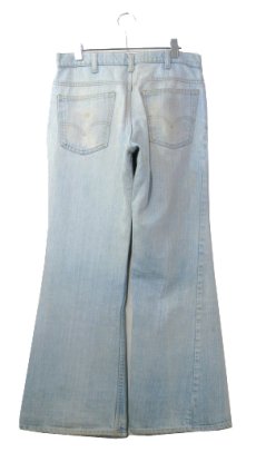 画像2: 1970's Levi's 663 Big Bell Denim Pants　Blue Denim　size w 33 inch (表記 33 x 31) (2)