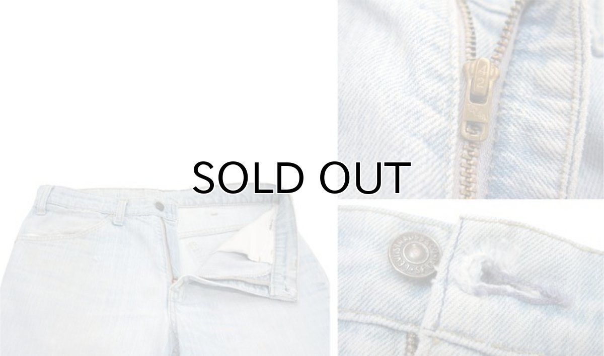 画像6: 1970's Levi's 663 Big Bell Denim Pants　Blue Denim　size w 33 inch (表記 33 x 31) (6)