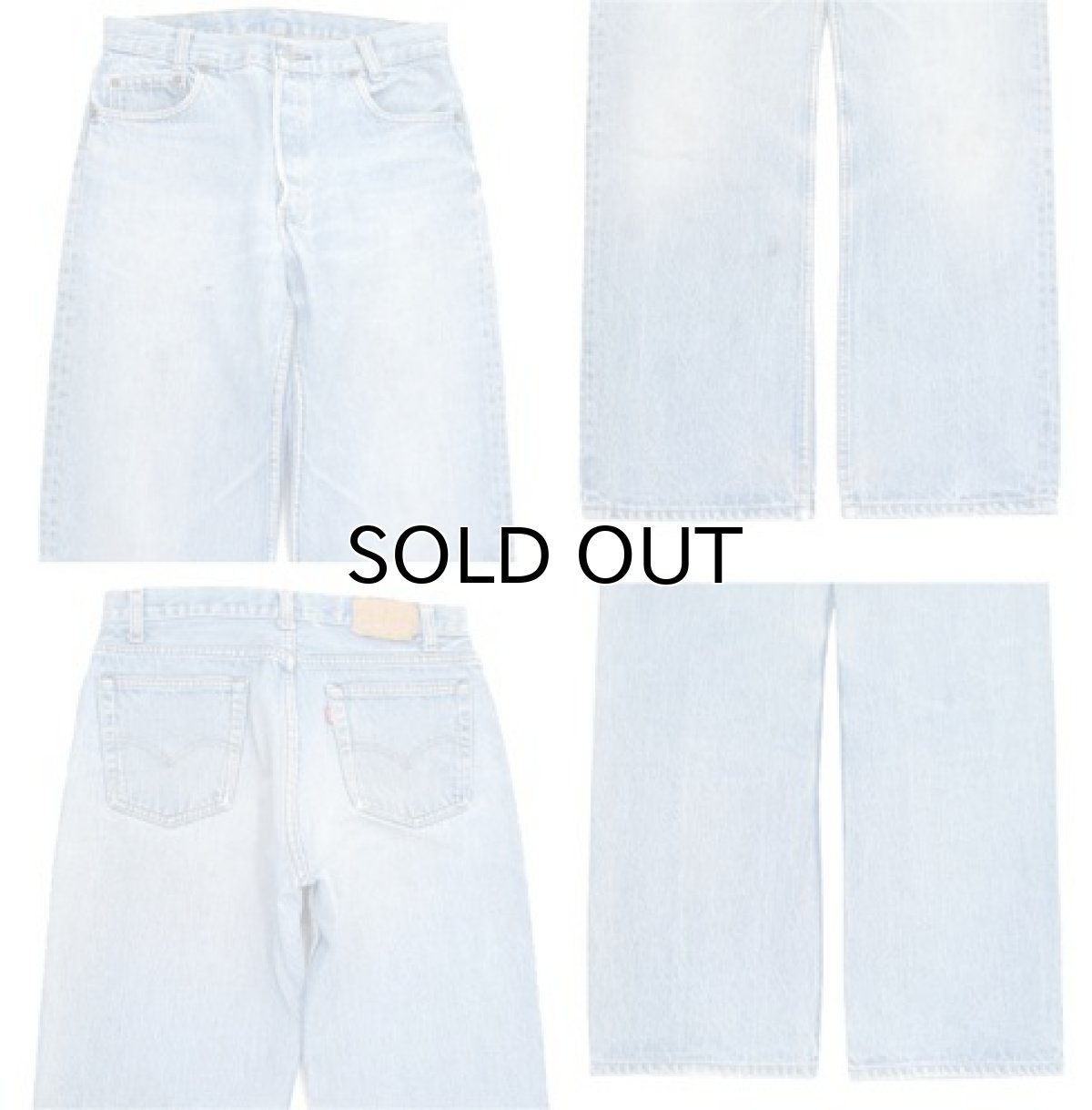 画像3: 1980's Levi Strauss & Co. Lot 701 Student FIt Denim Pants -made in U.S.A-　Blue Denim　size w 31 inch (表記 32 x 32)  (3)