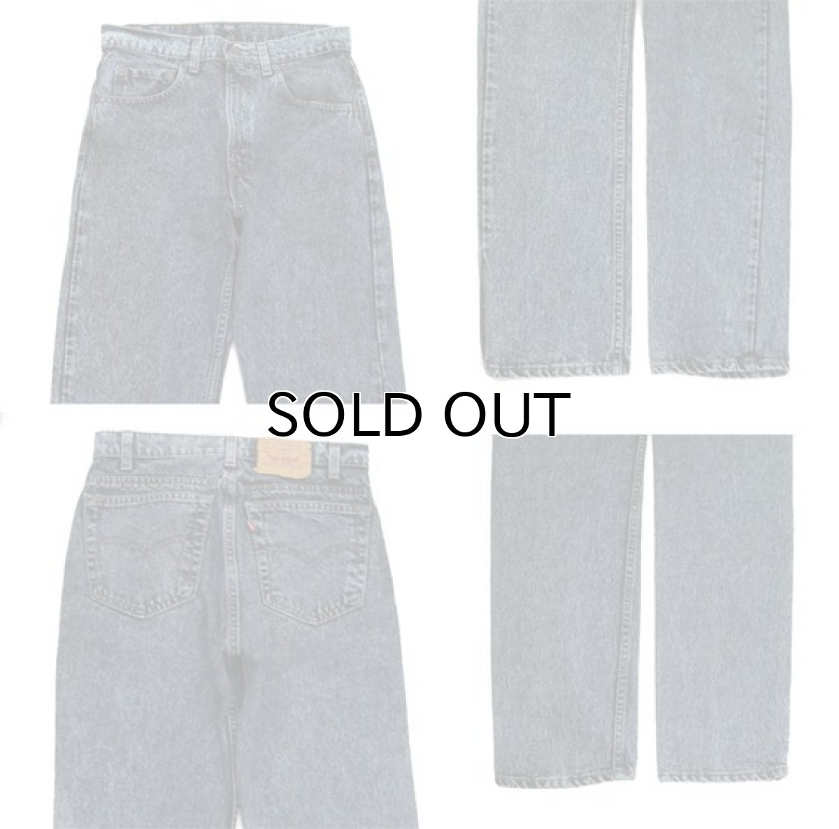 画像3: 1990's Levi Strauss & Co. Lot 505 Chemical Wash Tapered Denim Pants -made in U.S.A-　Black Denim　size w 31.5 inch (表記 32 x 32) (3)