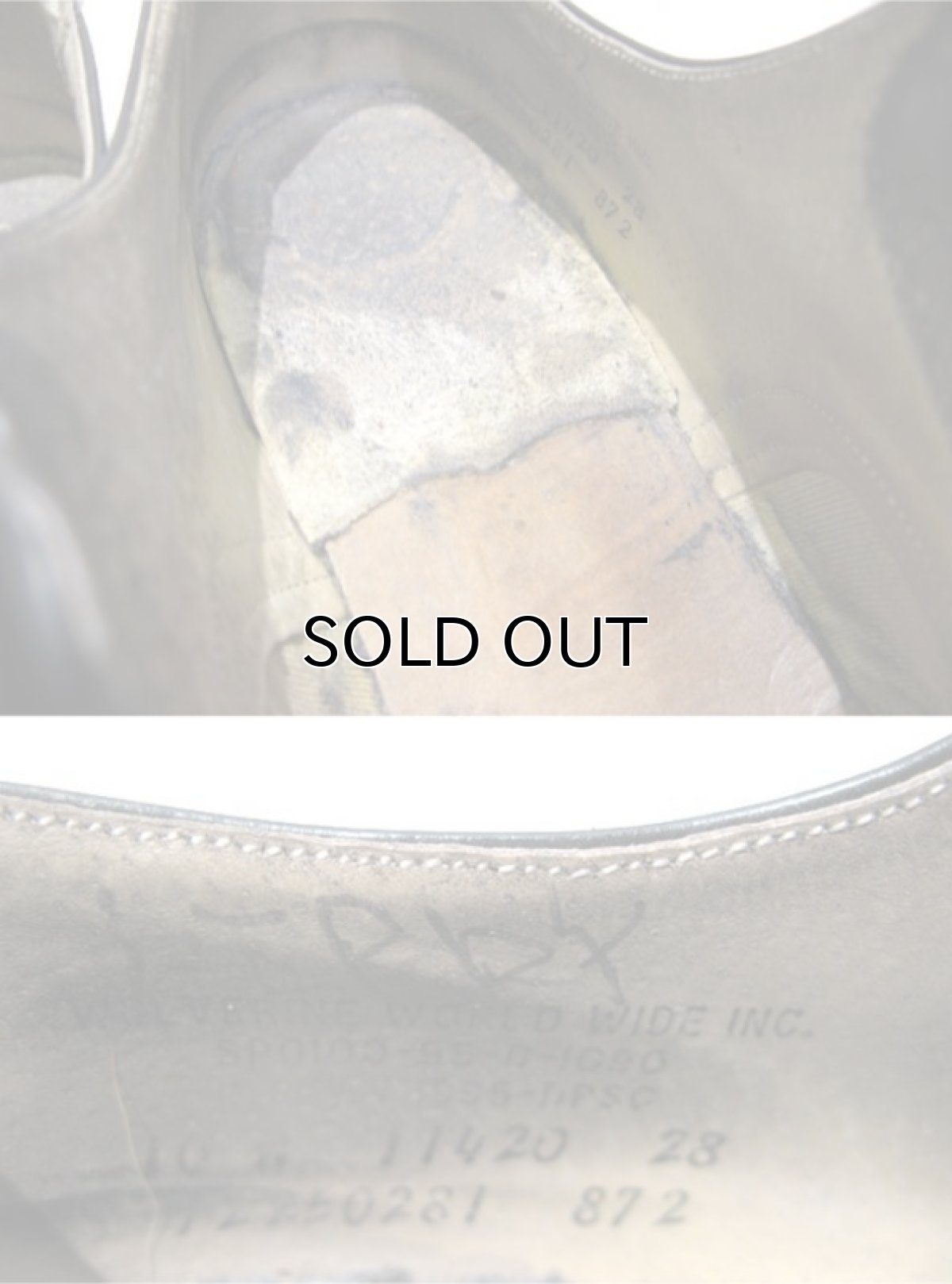 画像4: 1990's U.S. NAVY Oxford Service Shoes size 10 1/2 R (28.5cm) (4)