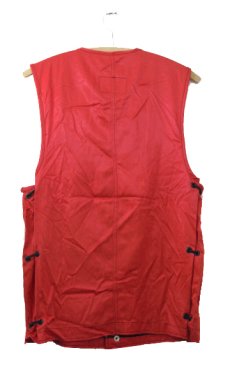 画像2: 1982's U.S.Military Ground Crewman's Vest　Dead Stock　RED 　size Small / Medium (32 - 40) (2)