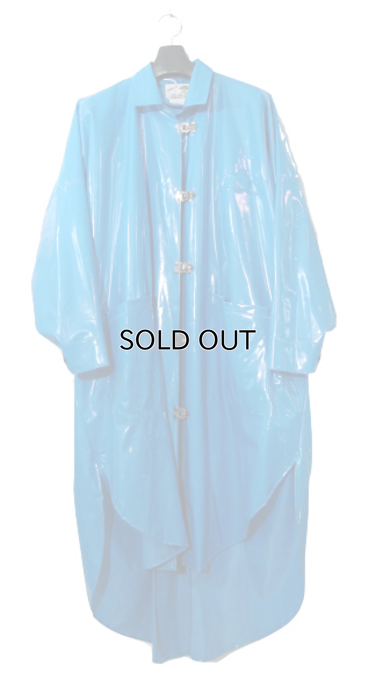 画像1: 1980's "WIPPETTE" Rain Coat　BLUE　size Free (表記 ONE SIZE) (1)