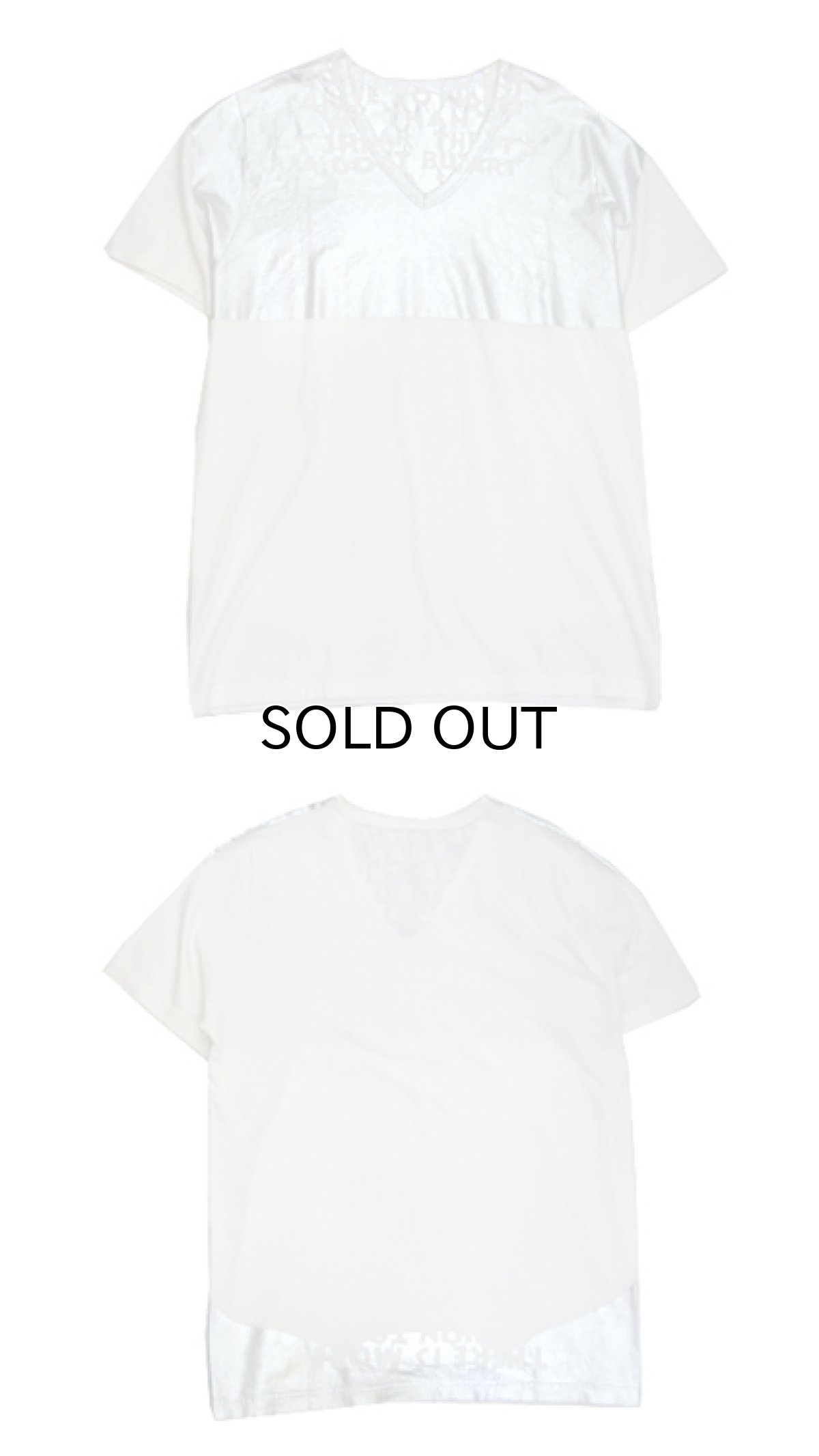 画像4: Maison Martin Margiela Aids Tee White / Silver size L (表記 L) (4)