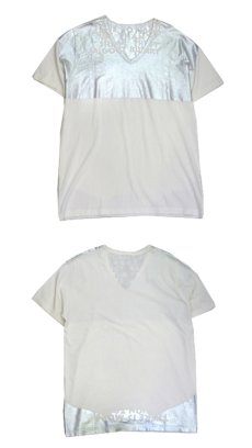 画像4: Maison Martin Margiela Aids Tee　White / Silver　size L (表記 L) (4)