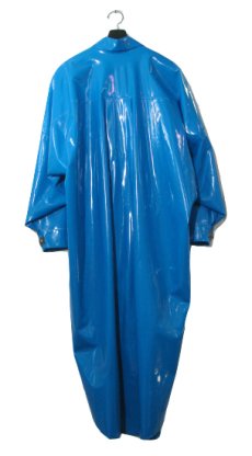 画像2: 1980's "WIPPETTE" Rain Coat　BLUE　size Free (表記 ONE SIZE) (2)