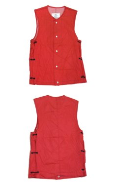 画像3: 1982's U.S.Military Ground Crewman's Vest　Dead Stock　RED 　size Small / Medium (32 - 40) (3)