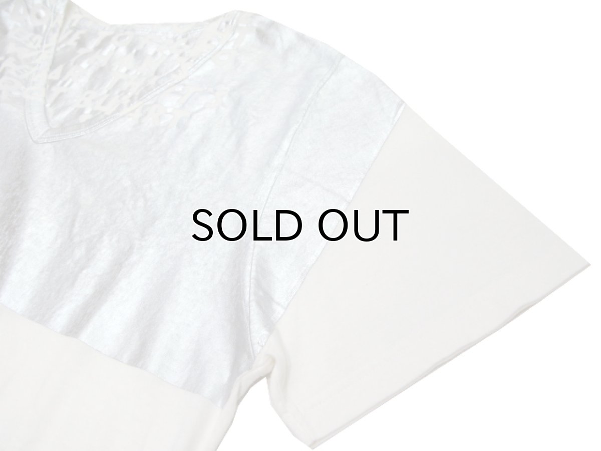 画像7: Maison Martin Margiela Aids Tee White / Silver size L (表記 L) (7)