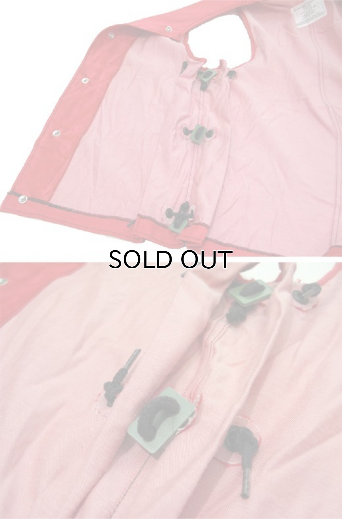 画像6: 1982's U.S.Military Ground Crewman's Vest　Dead Stock　RED 　size Small / Medium (32 - 40) (6)