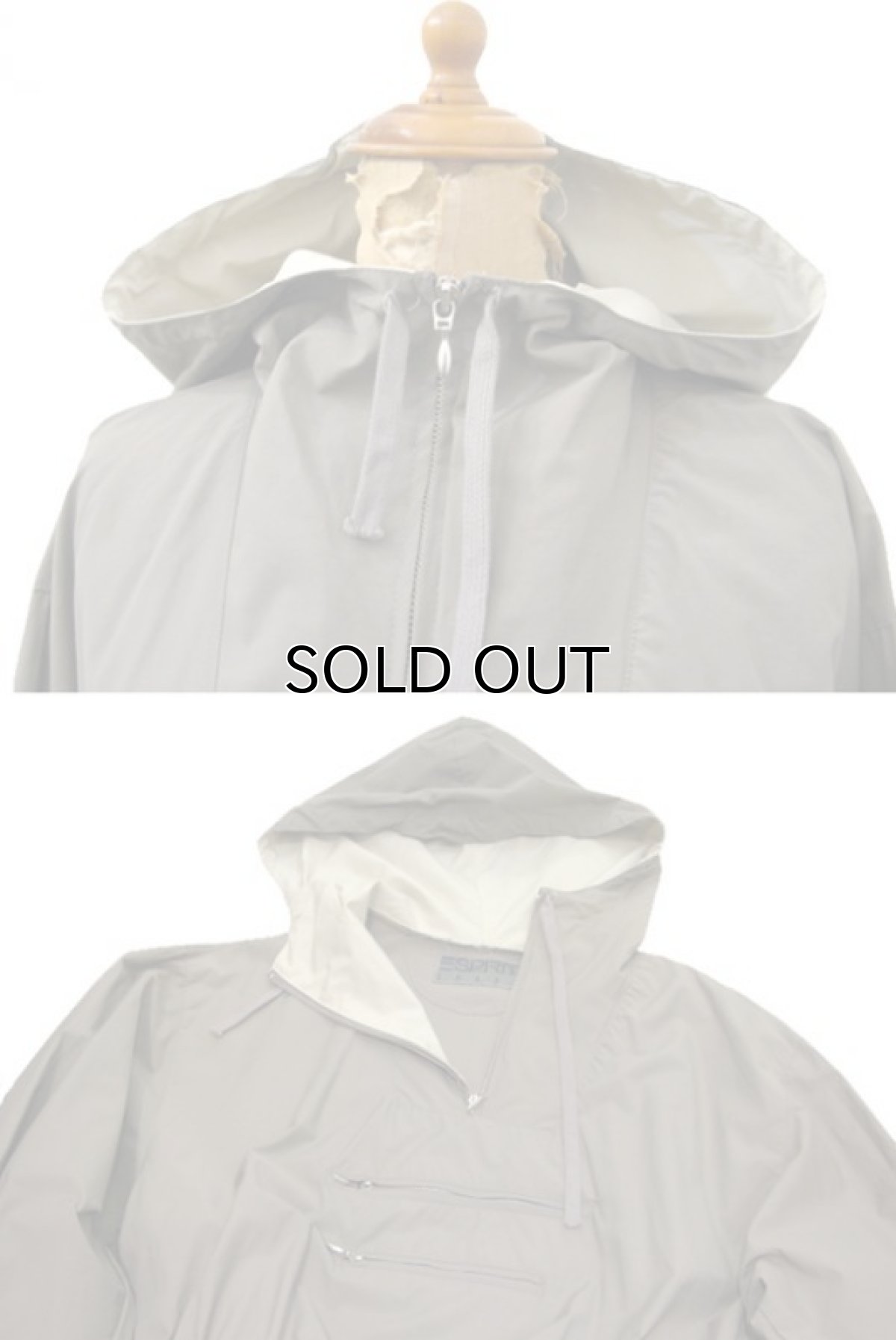 画像5: 1990's ESPRIT Hooded Anorak Jacket Olive Beige size M (表記 M) (5)