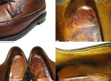 画像5: OLD Full Brogue Leather Shoes -made in USA-　BROWN　size 9 1/2  (約 27.5cm) (5)