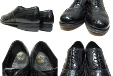 画像5: 1970's~ FLORSHEIM Full Brogue Leather Shoes　BLACK　size 9 3E (28cmぐらい) (5)