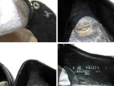 画像4: 1970's~ FLORSHEIM Full Brogue Leather Shoes　BLACK　size 9 3E (28cmぐらい) (4)