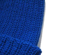 画像3: COLUMBIA KNIT　Cotton Watch Cap　made in USA　color : BLUE (3)