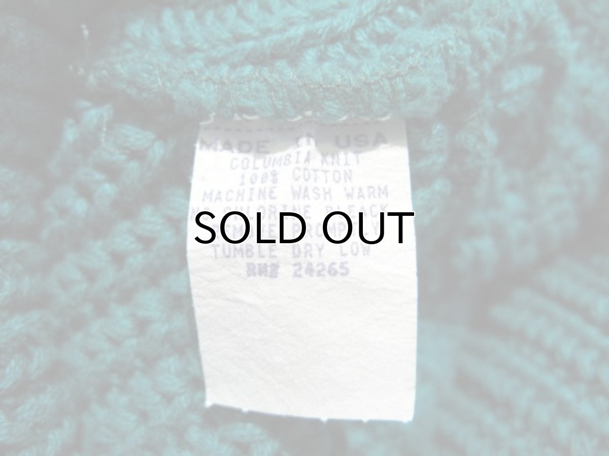 画像4: COLUMBIA KNIT Cotton Watch Cap made in USA color : EMERALD GREEN (4)