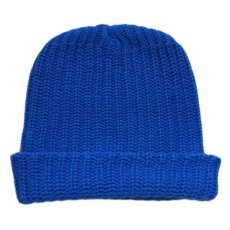 画像1: COLUMBIA KNIT　Cotton Watch Cap　made in USA　color : BLUE (1)