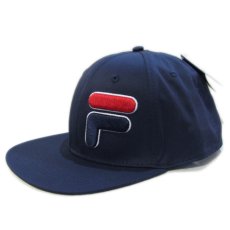 画像2: FILA Big Logo Cap Navy (B) (2)