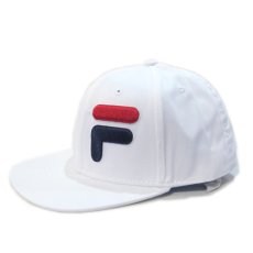 画像1: FILA Big Logo Cap White (D) (1)