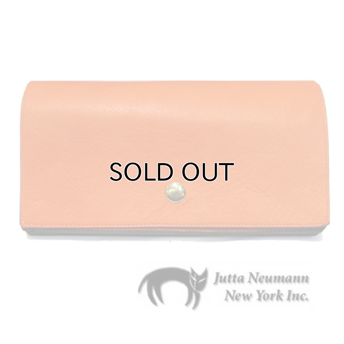 画像1: "JUTTA NEUMANN" Leather Wallet "the Waiter's Wallet"  color : Orange / Grape 長財布 (1)