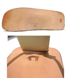 画像5: JUTTA NEUMANN "JEFF" Leather Sandal　NATURAL　size 9 D (5)