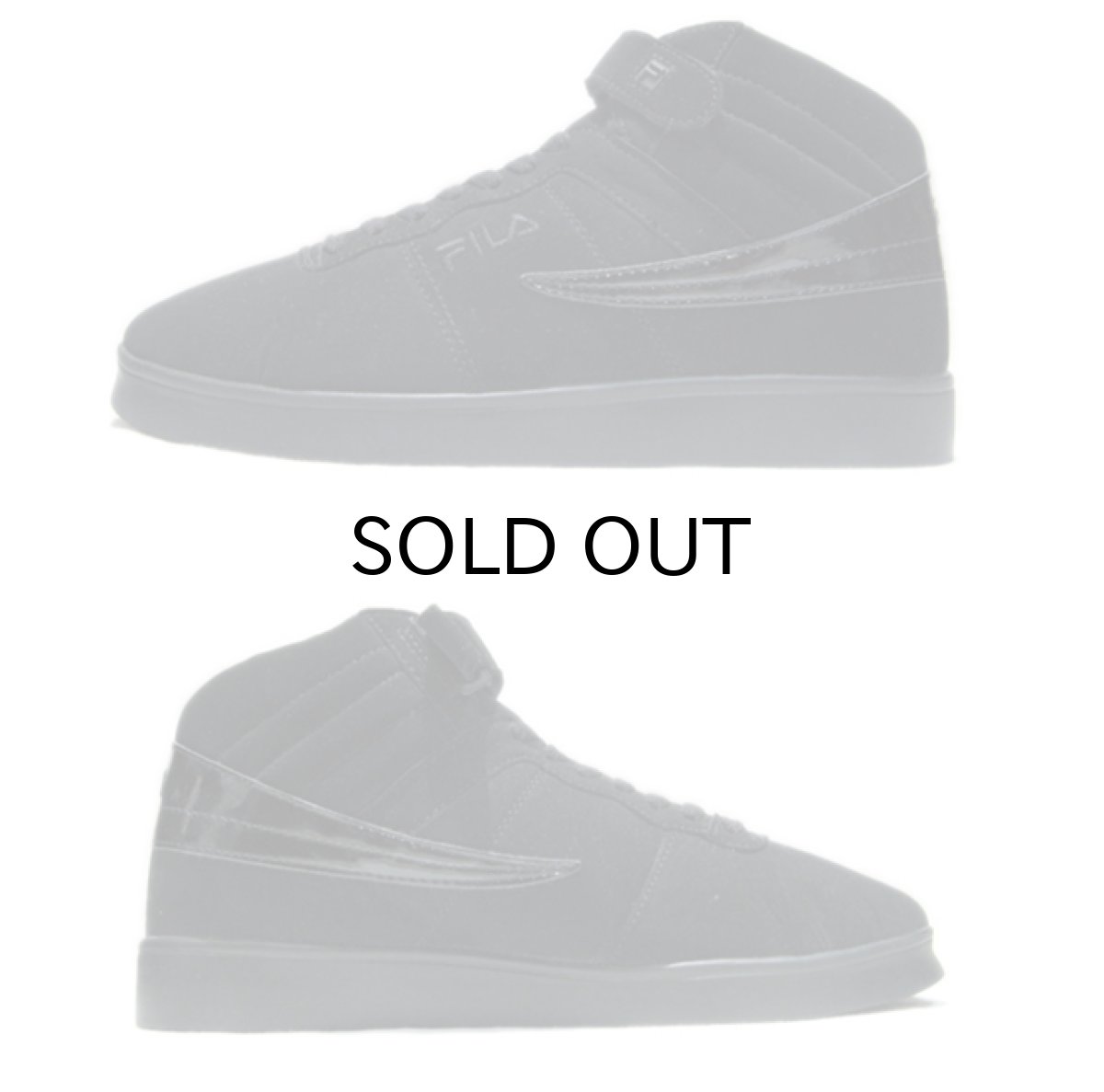 画像3: NEW "FILA" Synthetic Upper Hi-Cut Shoes　Black　size 9.5 (27.5 cm) (3)