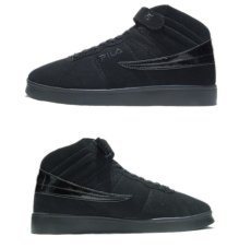 画像3: NEW "FILA" Synthetic Upper Hi-Cut Shoes　Black　size 9.5 (27.5 cm) (3)