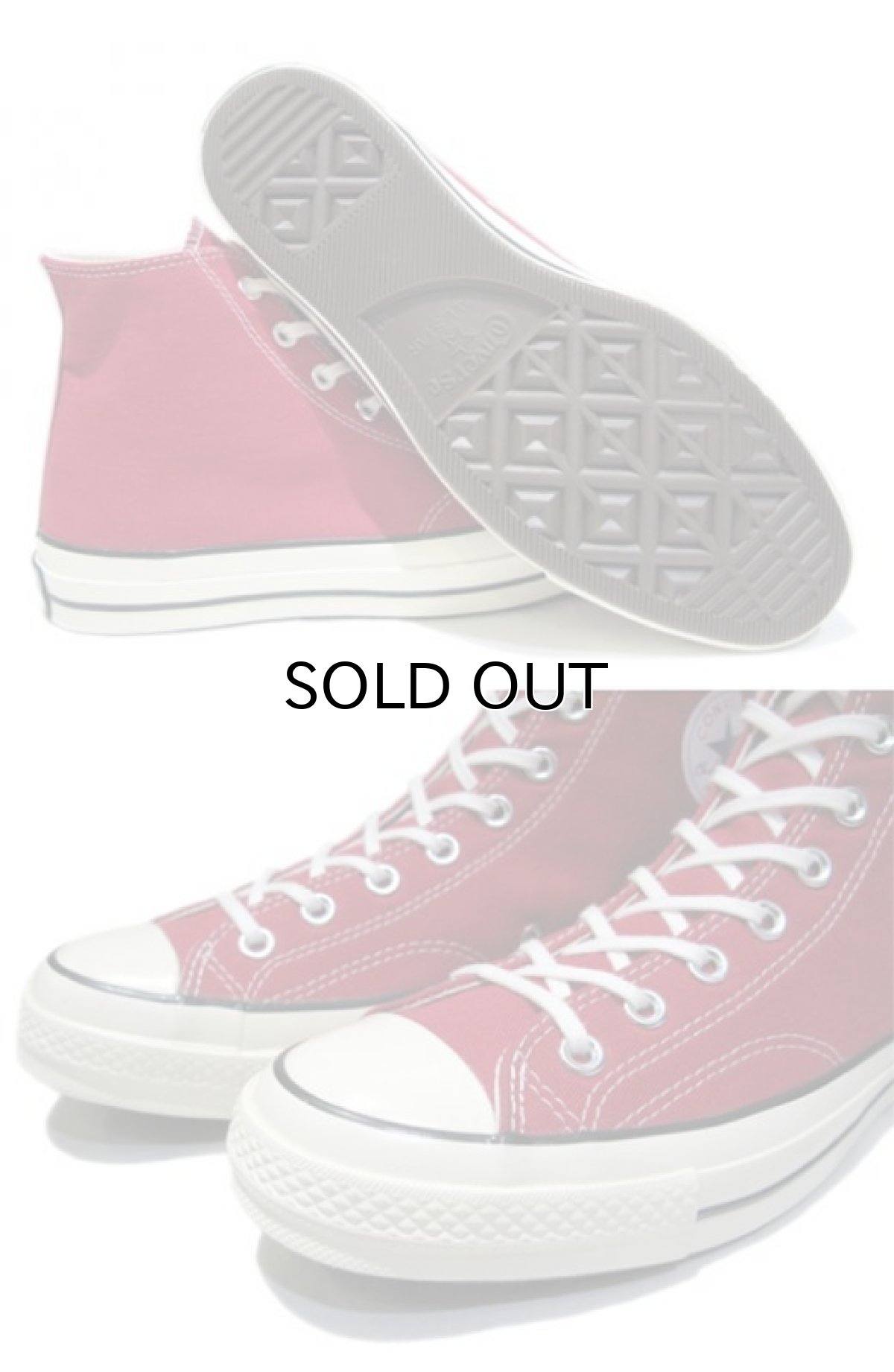 画像5: NEW Converse "Chuck Taylor Premium" Hi-Cut Canvas Sneaker  CRIMSON　size 10 (5)