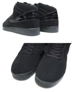 画像4: NEW "FILA" Synthetic Upper Hi-Cut Shoes　Black　size 9.5 (27.5 cm) (4)