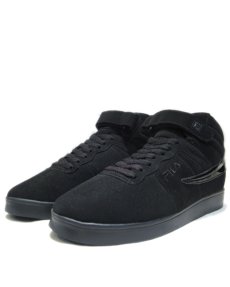 画像1: NEW "FILA" Synthetic Upper Hi-Cut Shoes　Black　size 9.5 (27.5 cm) (1)