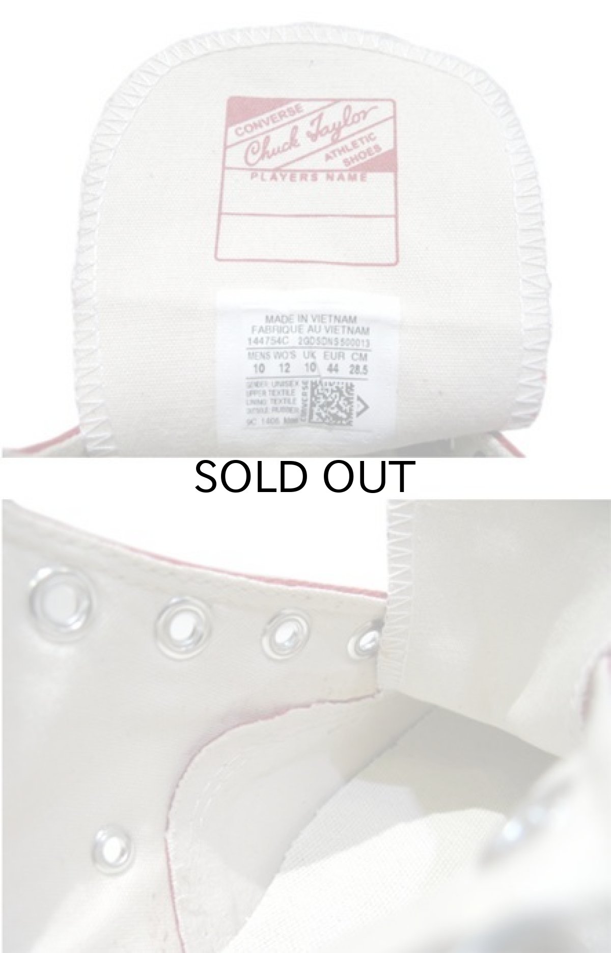 画像6: NEW Converse "Chuck Taylor Premium" Hi-Cut Canvas Sneaker  CRIMSON　size 10 (6)