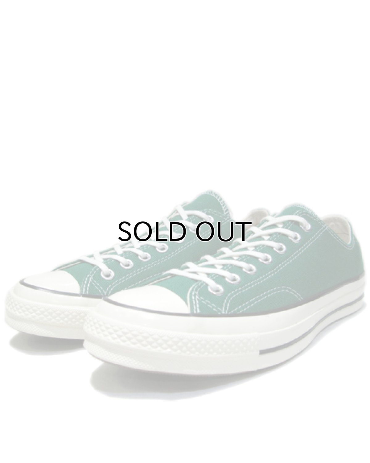 画像1: NEW Converse "Chuck Tailor Premium" Low-Cut Canvas Sneaker　GREEN　size 9 (27.5 cm) (1)