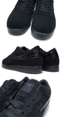 画像4: NEW "FILA" Synthetic Upper Low-Cut Shoes　Black　size 9.5 (約27.5 cm) (4)