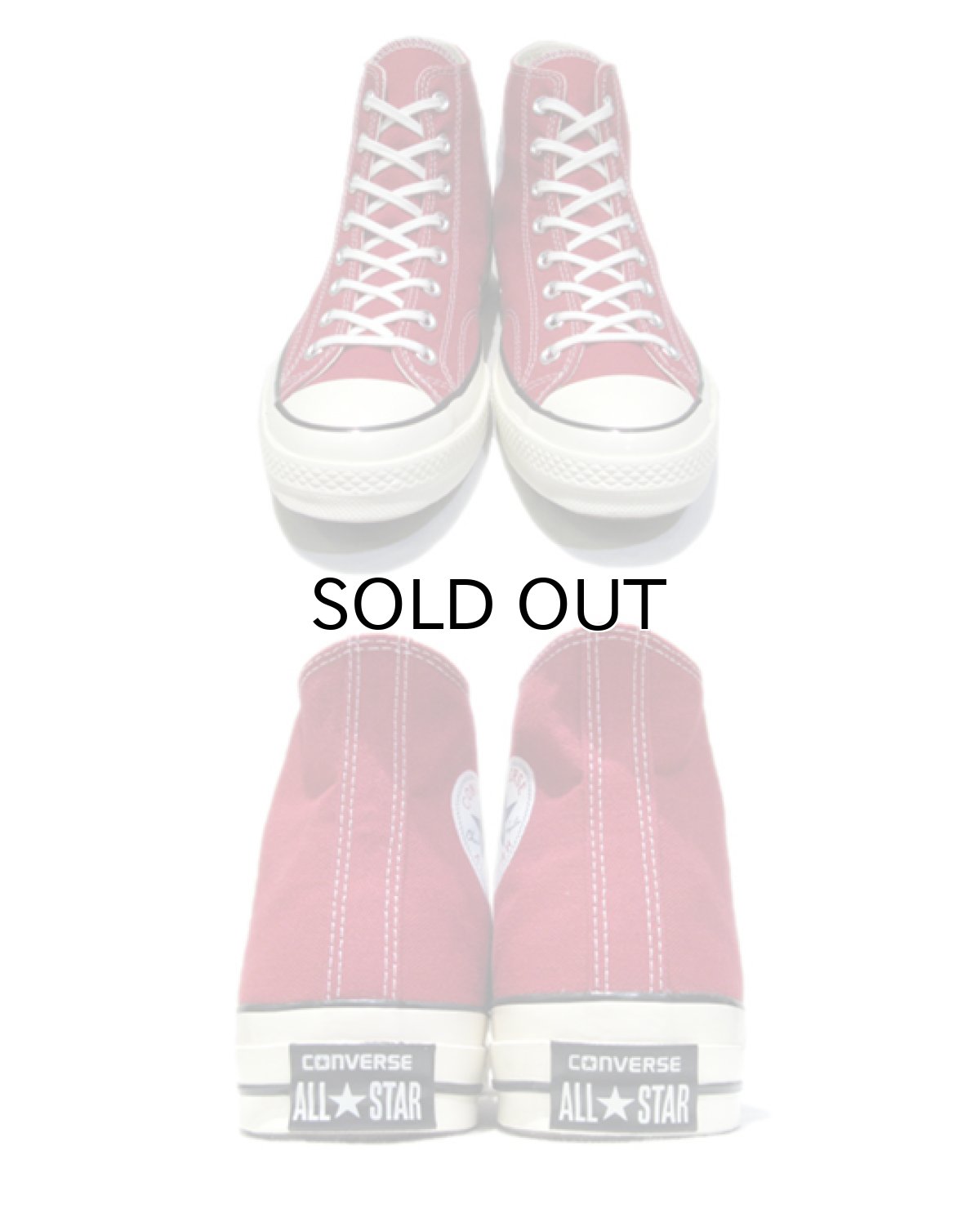 画像2: NEW Converse "Chuck Taylor Premium" Hi-Cut Canvas Sneaker  CRIMSON　size 10 (2)