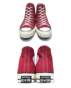 画像2: NEW Converse "Chuck Taylor Premium" Hi-Cut Canvas Sneaker  CRIMSON　size 10 (2)