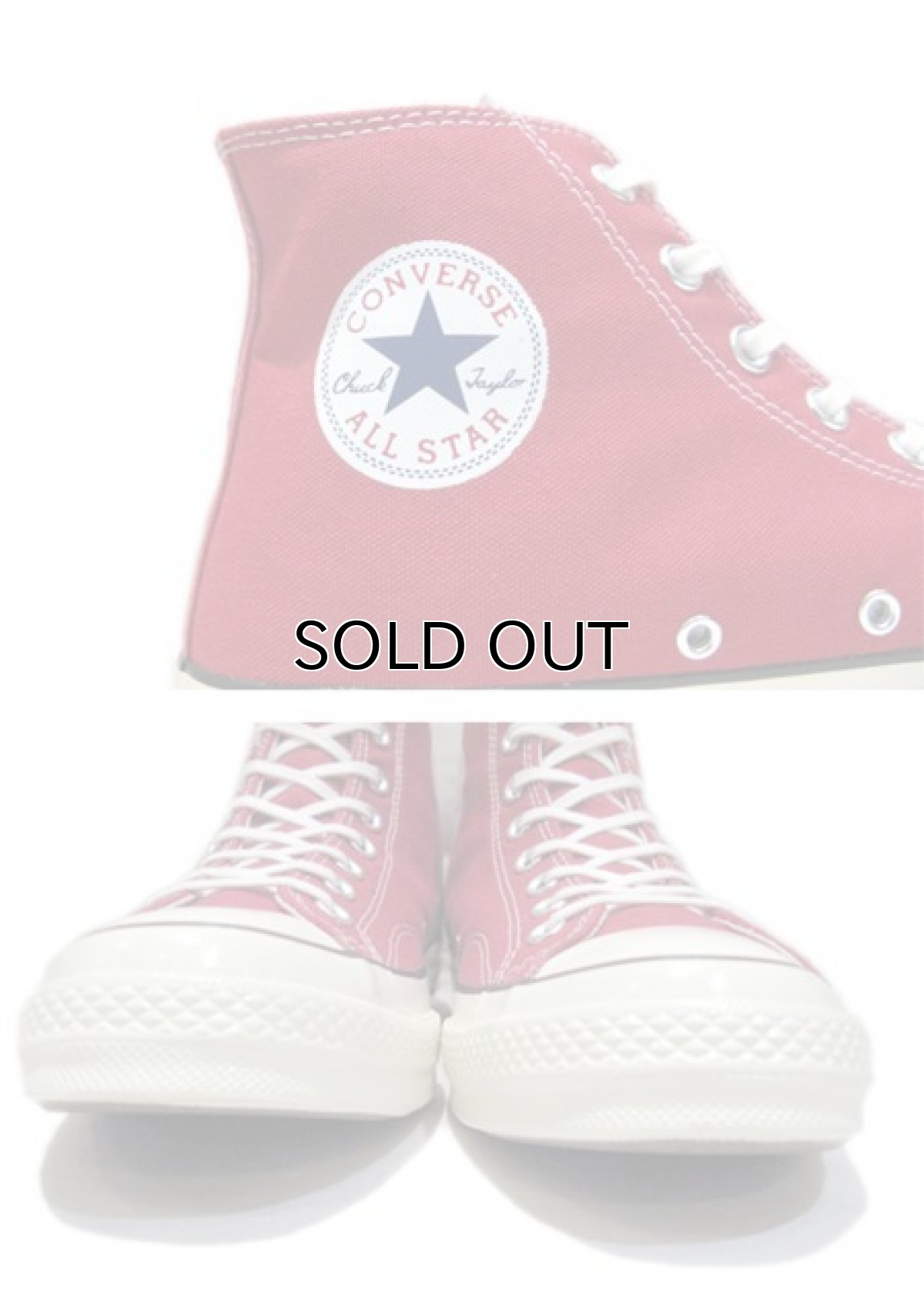 画像4: NEW Converse "Chuck Taylor Premium" Hi-Cut Canvas Sneaker  CRIMSON　size 10 (4)