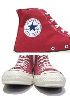 画像4: NEW Converse "Chuck Taylor Premium" Hi-Cut Canvas Sneaker  CRIMSON　size 10 (4)